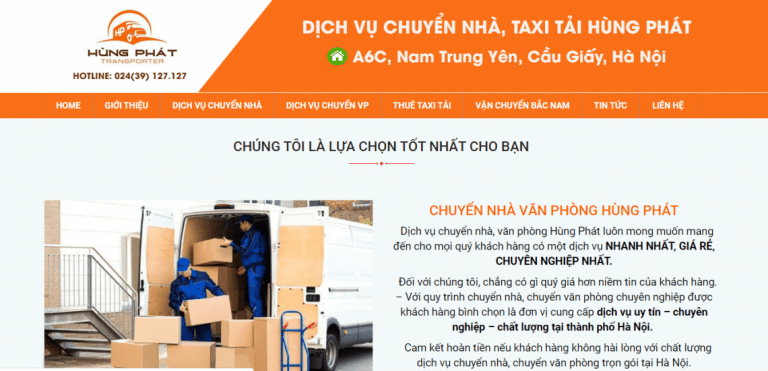 Chuyển văn phòng Hùng Phát