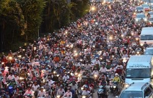 kẹt xe ở thành phố hồ chí minh