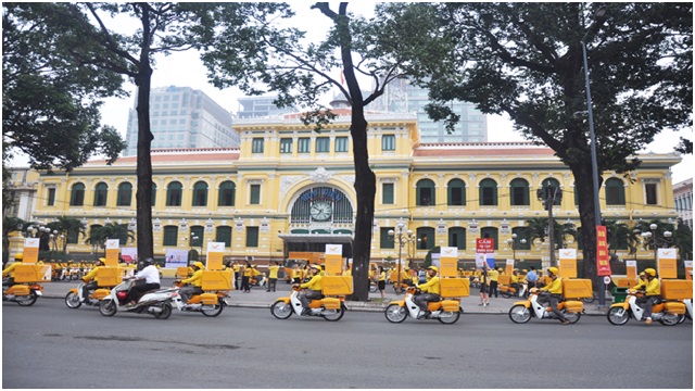 Bưu điện quận 3 thảnh phố Hồ Chí Minh 