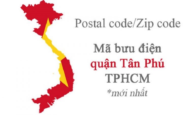 Mã bưu điện, bưu chính Postal code/Zip code quận Tân Phú – TPHCM