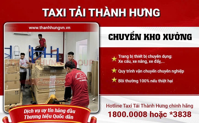 Dịch vụ vận chuyển kho xưởng Thành Hưng